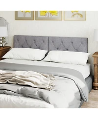 Fabric Upholstered Headboard for Bed, Stylish Padded Backrest for Bedroom