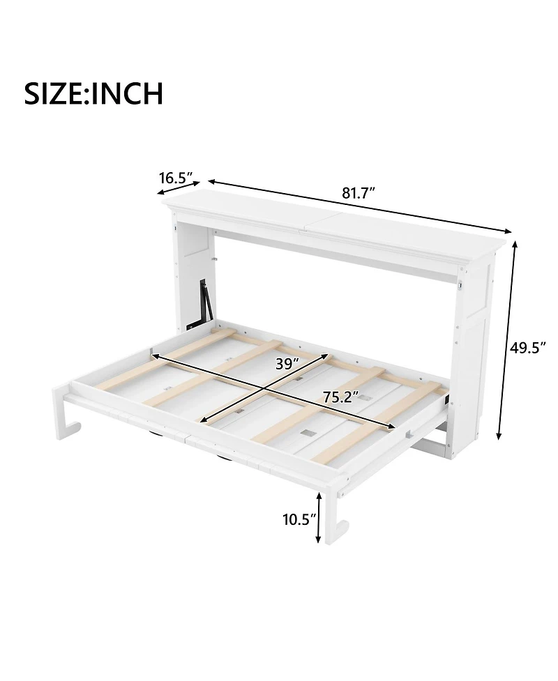 Streamdale Furniture Murphy Bed, can be Folded into a Cabinet