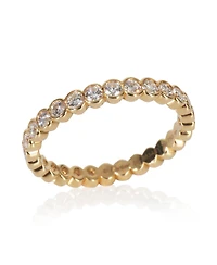 Pre-Owned Cartier Yellow Gold Diamond Broderie de Cartier Band