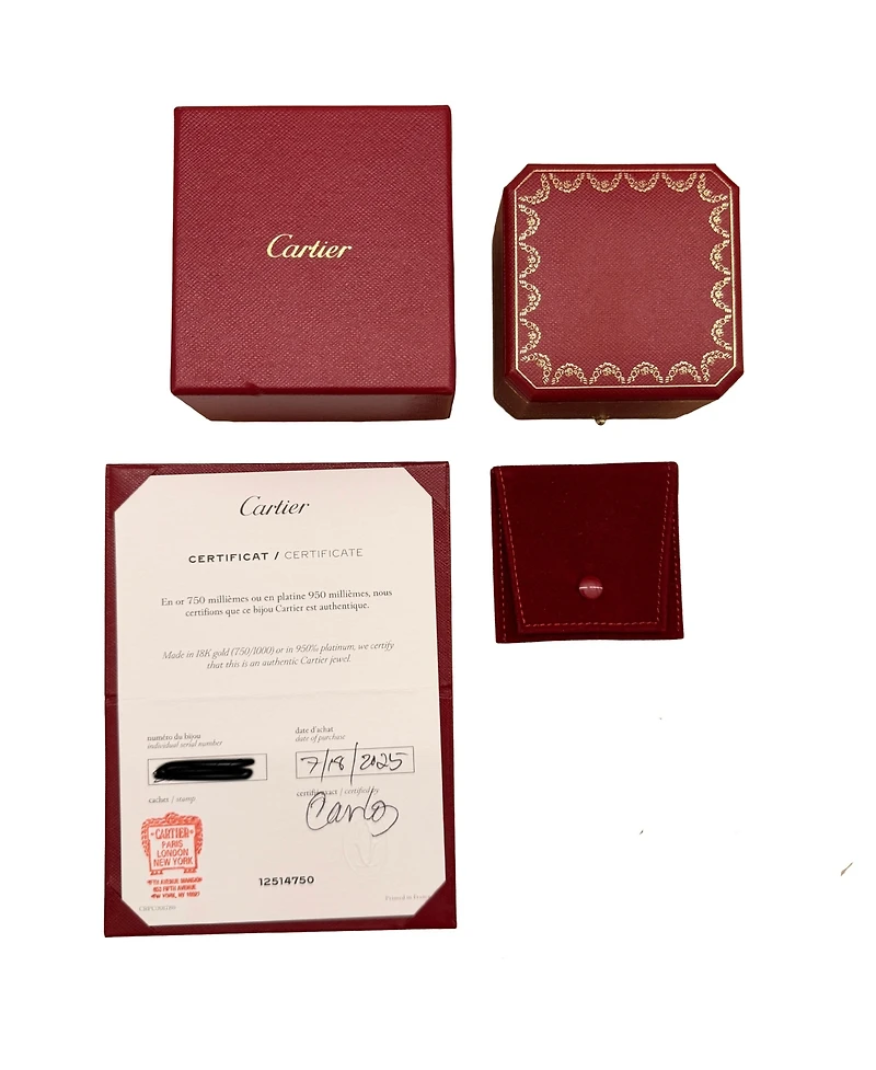 Pre-Owned Cartier Yellow Gold Small Model Juste Un Clou Ring