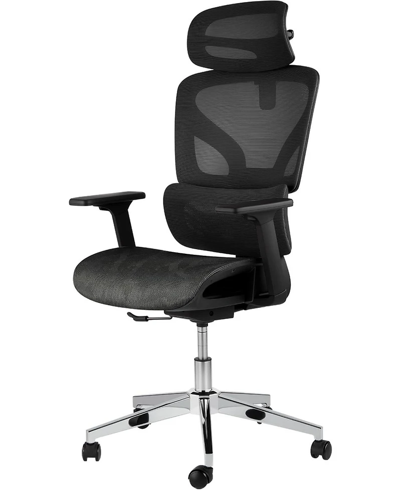 gaomon Ergonomic Mesh Office Chair with High Back Support,3D Adjustable Armrests and Smooth Wheels,Breathable Desk Computer Chair for Work,Study