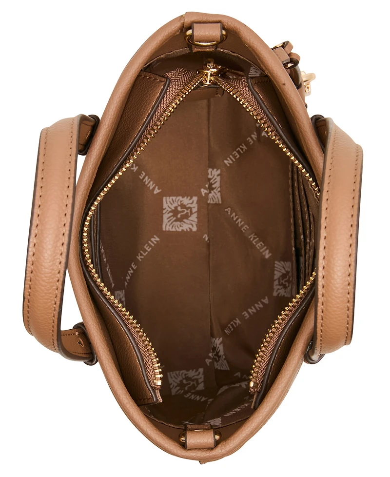 Anne Klein Embossed Mini Tote Handbag