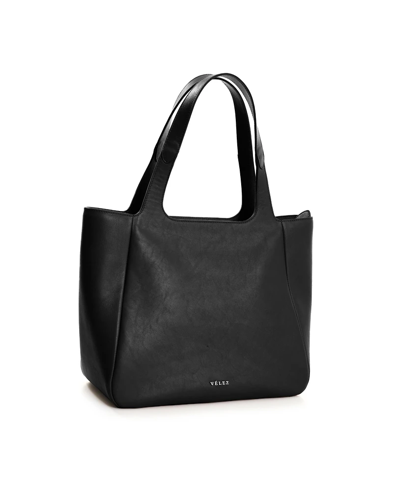 Velez Leather Tote Bag