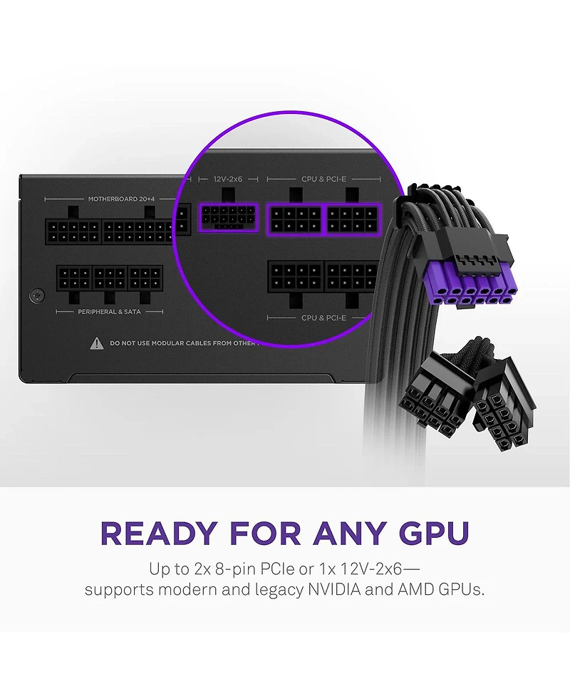 Nzxt C750 Gold Core 750W 80+ Gold Certified Fully Modular Atx 3.1 Power Supply Unit