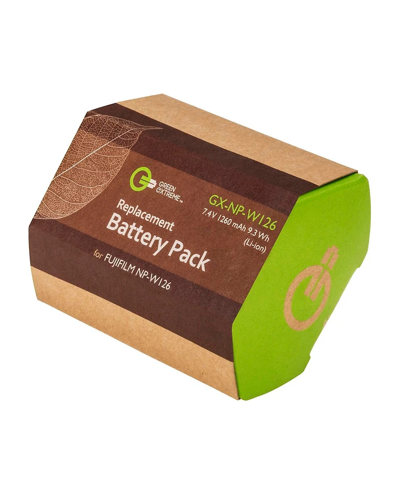Green Extreme Np-W126 Lithium-Ion Battery Pack (7.4V 1260mAh)