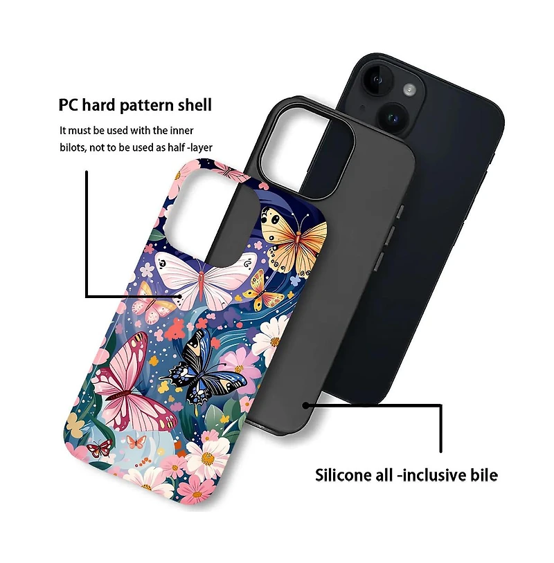 Gonez Case for iPhone Dual-Layer Shockproof Protection