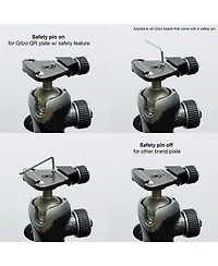 Gitzo GT2545T Traveler Series 2 4-Section Carbon Fiber Tripod with GH1382QD Center Ball Head