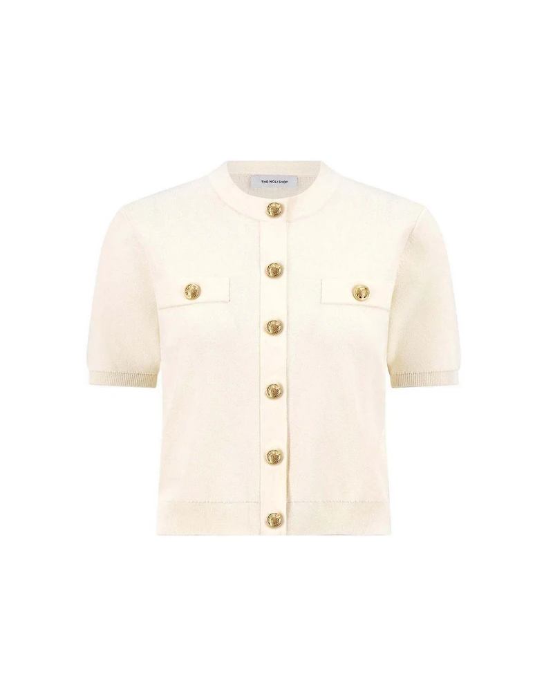 The Noli Shop Women's Bonnie Knit Cardigan Top