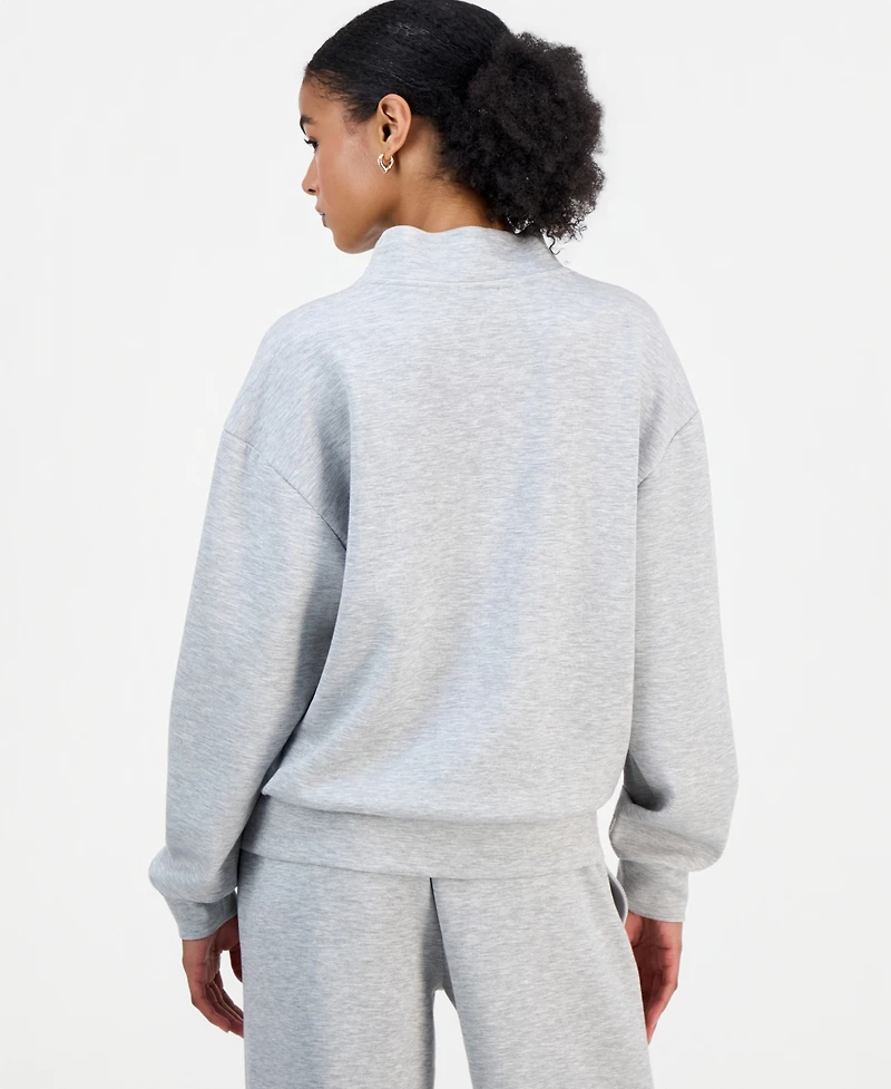 Fvr Drm Juniors' Mock Neck Scuba Sweatshirt
