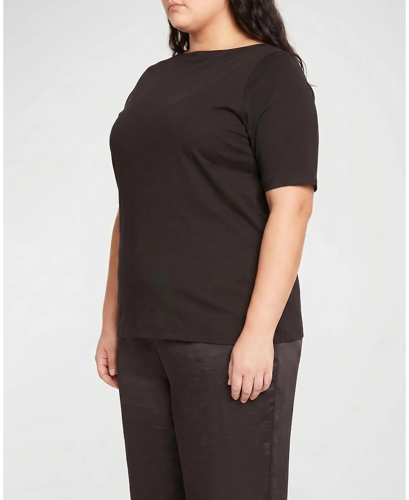 Universal Standard Plus Women's Bella Boatneck Tee