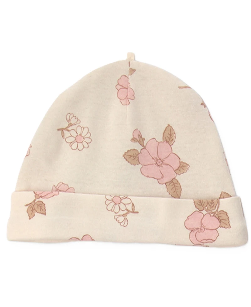 Carter's Baby Girls' Floral-Print Top, Pants and Hat, 3-Piece Set