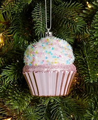 Holiday Lane Sweet Tooth Pink Cupcake Ornament, Exclusively at Macy's