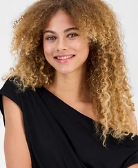 Madden Girl Juniors' Off-The-Shoulder Dolman-Sleeve Top
