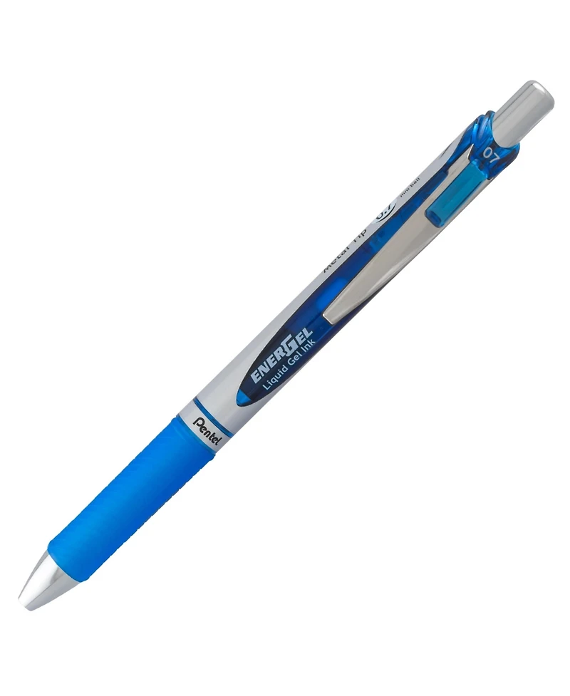 Pentel EnerGel Rtx Retractable Liquid Gel Pen, (0.7mm) Metal Tip, Medium Line,0.7mm, 12-Pk Hanging Window Box