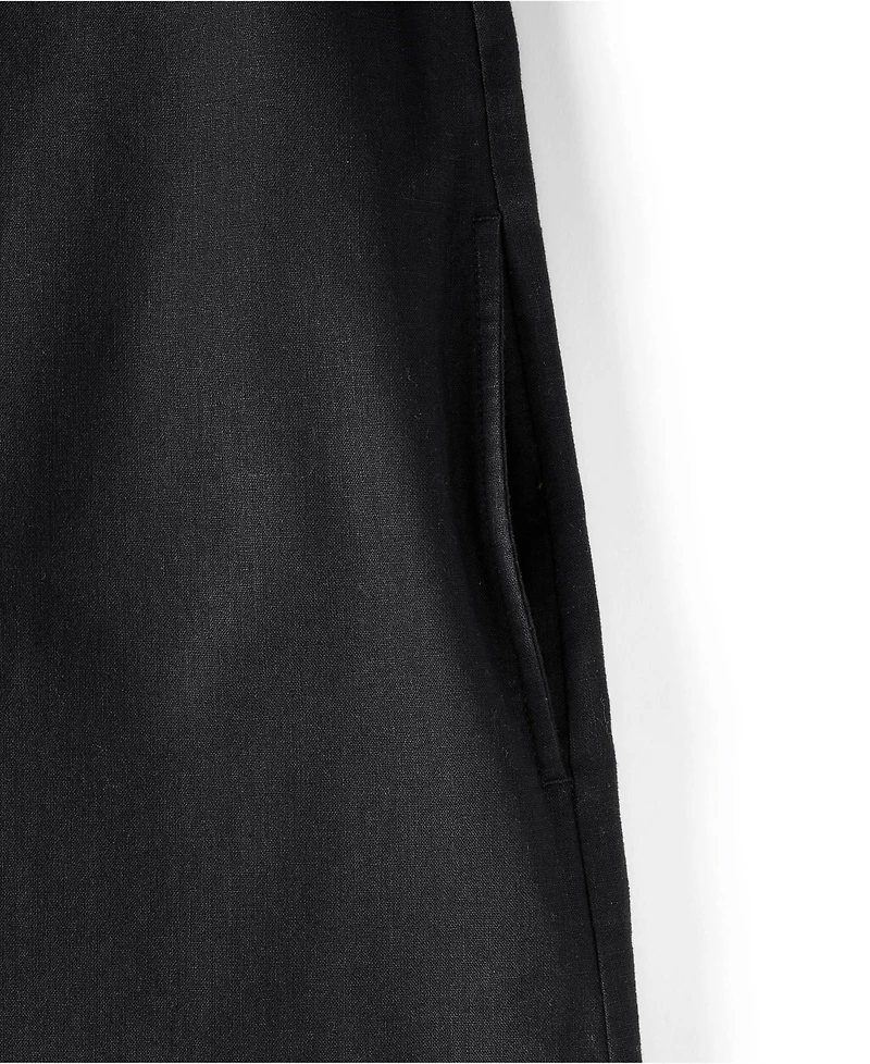 Lands' End Women's Linen Shift Above the Knee Dress