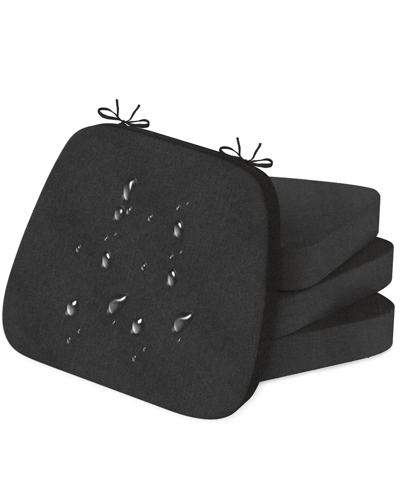 Gnuadz Chair Cushions Dining Waterproof Non-slip Foam Pads With Ties