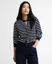 barbour baiton knitted cardigan