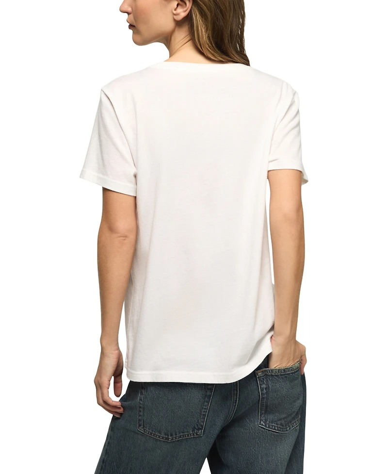 Lucky Brand Women's Guns N Roses Embellished Crewneck T-Shirt