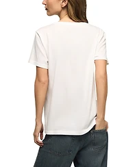 Lucky Brand Women's Guns N Roses Embellished Crewneck T-Shirt