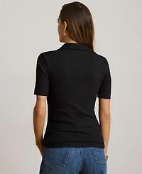 Lauren Ralph Women's Johnny Collar Polo T-Shirt
