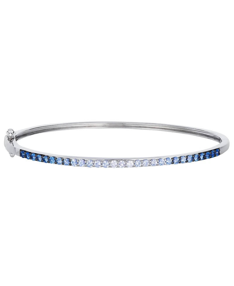 Le Vian Denim Ombre Sapphire (1 ct. t.w.) & Vanilla Sapphire Bangle in 14k Vanilla Gold