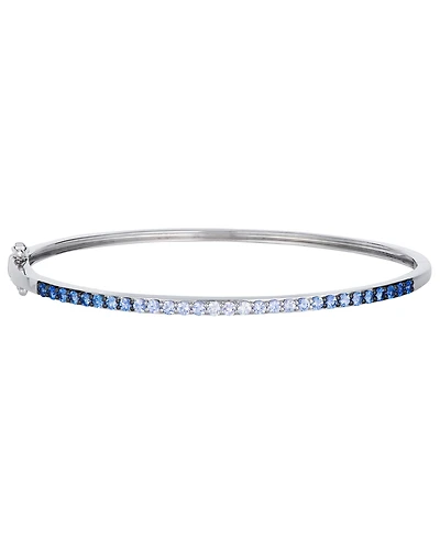 Le Vian Denim Ombre Sapphire (1 ct. t.w.) & Vanilla Sapphire Bangle in 14k Vanilla Gold