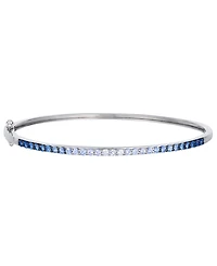 Le Vian Denim Ombre Sapphire (1 ct. t.w.) & Vanilla Sapphire Bangle in 14k Vanilla Gold