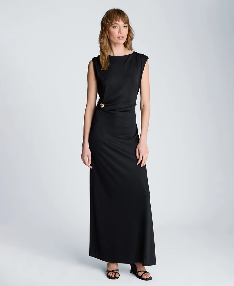 Kenneth Cole Women's Waist Drape Maxi Dress