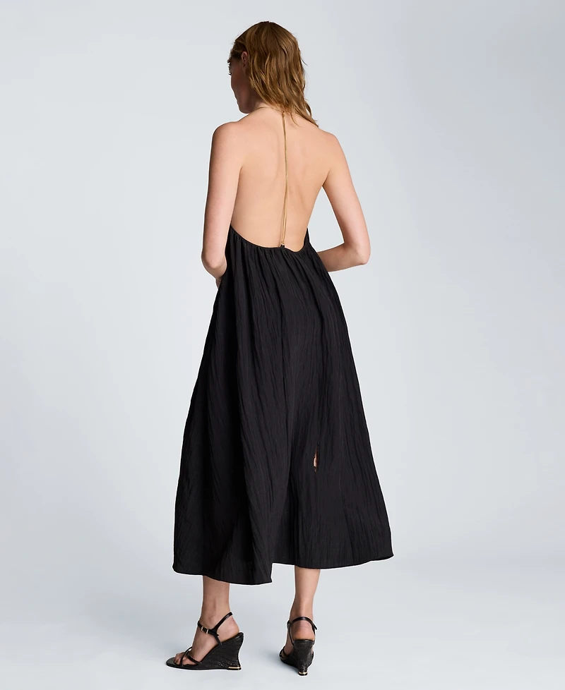 Kenneth Cole Women's Halter Neck Midi Dress