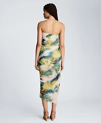 Kenneth Cole Women's Strapless Ruched Dress