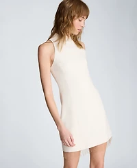 Kenneth Cole Women's Sleeveless Mock Neck Suit Mini Dress