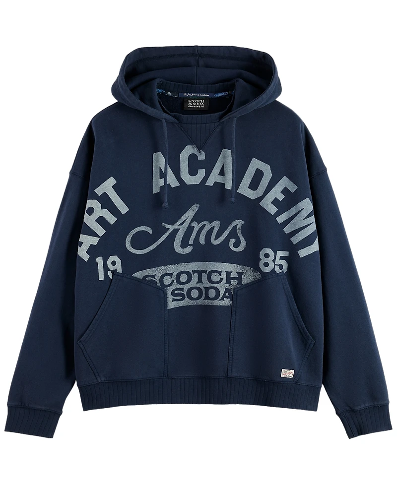 Scotch & Soda Men's Washed Artwork Hoodie