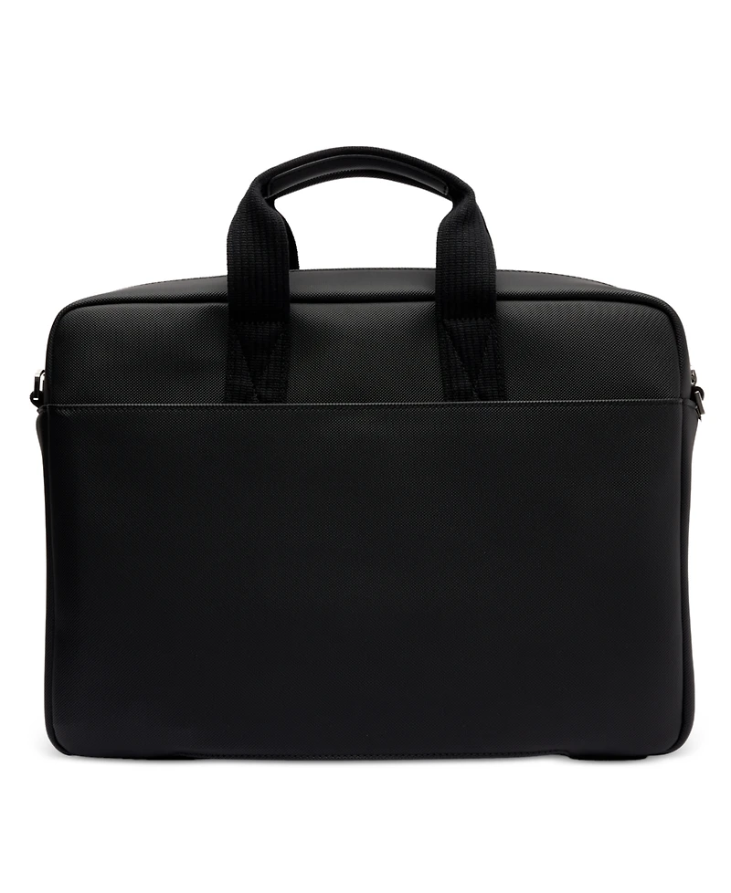 Lacoste Men's Pique Effect Computer Bag