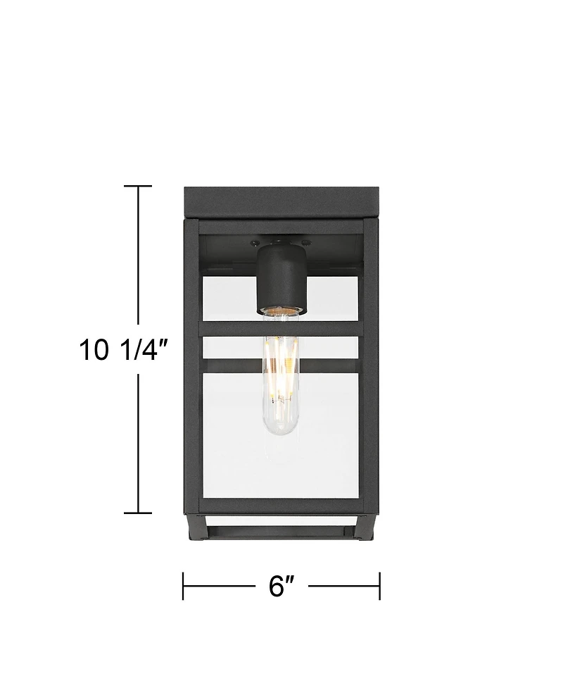 John Timberland San Lucas 10 1/4 inces High Sand Outdoor Flushmount Ceiling Light