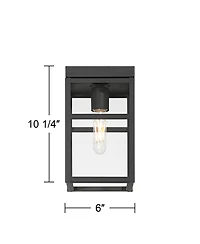 John Timberland San Lucas 10 1/4 inces High Sand Outdoor Flushmount Ceiling Light
