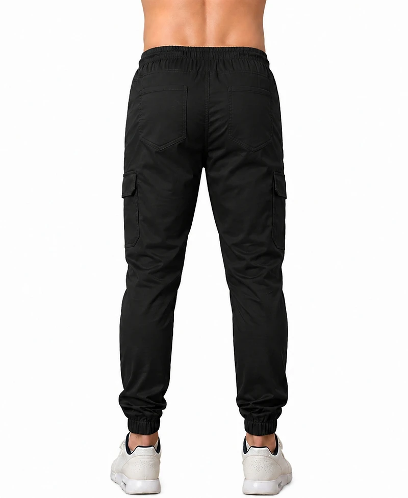 Blu Rock Men's Slim-Fit Cargo Jogger Pants