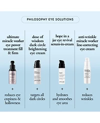 philosophy Hope In A Jar Eye Revival Serum-In-Cream With Elderberry Flower & Hyaluronic Acid, 0.5 oz.