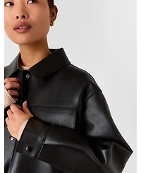 Whistles Women's Clean Bonded Leather Jacket