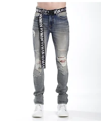 Hvman Chosen To Prevail x Cult Men's Strat Super Skinny Fit Jean