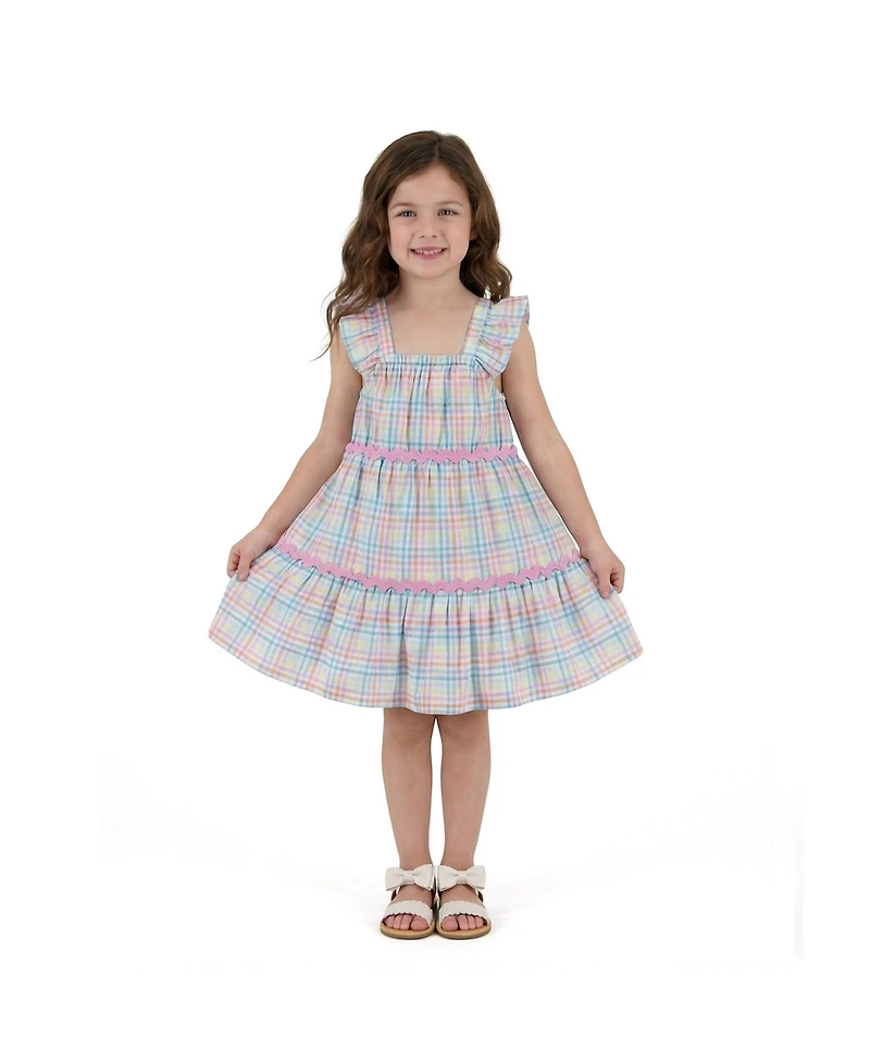 Andy & Evan Toddler Girls Tirered Dress