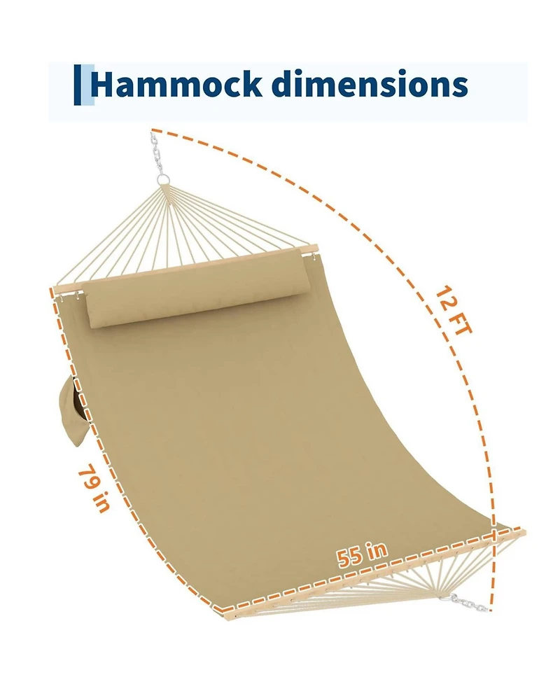 gaomon Double Quilted Fabric Hammock