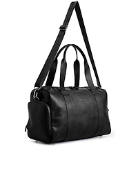 Velez Leather Duffle Bag Aged Effect