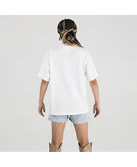 Gameday Couture Women's White Byu Cougars Oversized Fierce Focus T-Shirt