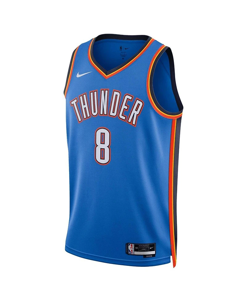 Nike Men's and Women's Jalen Williams Blue Oklahoma City Thunder Swingman Jersey - Icon Edition