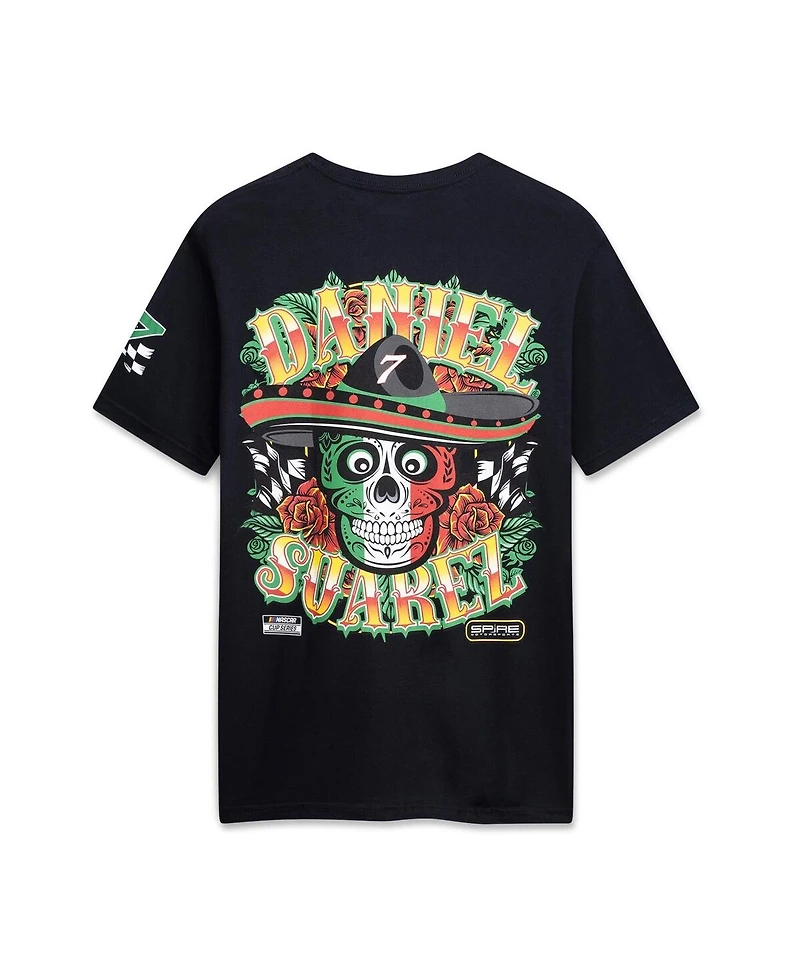Classic Ink Usa Men's Black Daniel Suarez 7 Spire Motorsports T-Shirt