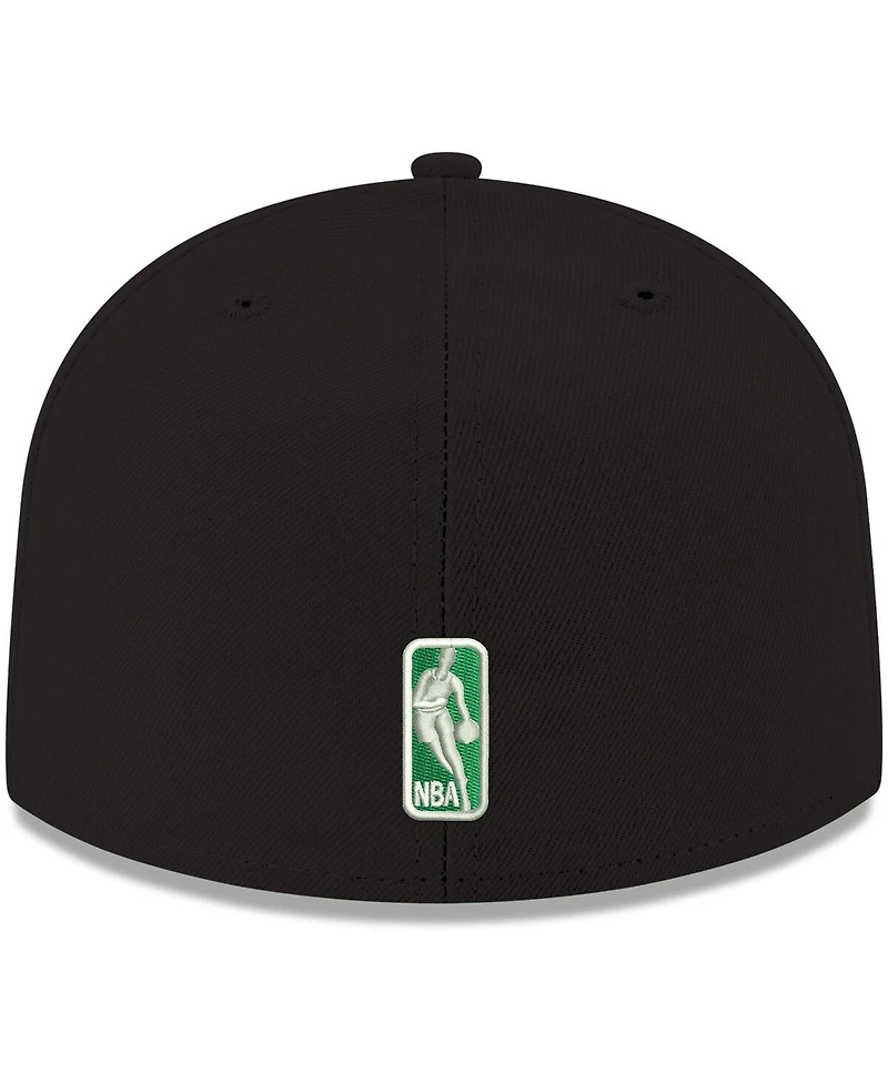 New Era Men's Black Boston Celtics Team Color 59FIFTY Fitted Hat