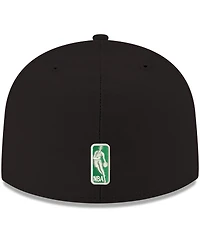 New Era Men's Black Boston Celtics Team Color 59FIFTY Fitted Hat