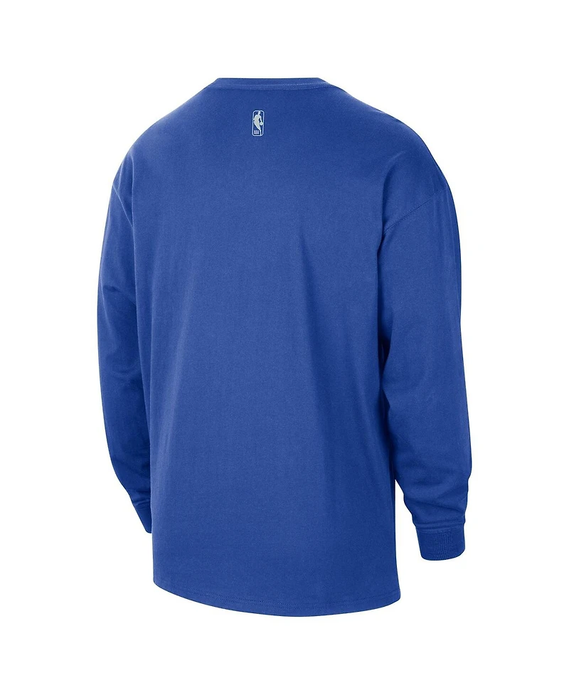 Nike Men's Blue Orlando Magic 2025/26 City Edition Remix Essential Logo Long Sleeves T-Shirt