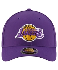 New Era Men's Purple Los Angeles Lakers 9FORTY Stock M-Crown Adjustable Hat