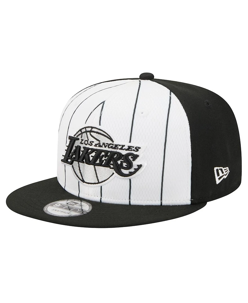 New Era Men's White Los Angeles Lakers 2025 Nba Tip Off 9FIFTY Snapback Hat